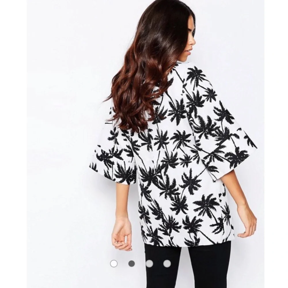ASOS Glamorous Palm Tree Print Blazer - Picture 2 of 4